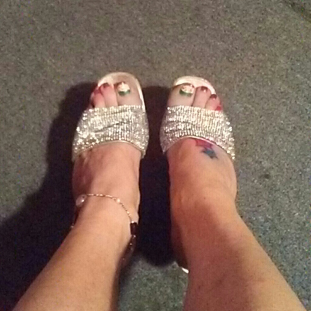 Rhinestone heels